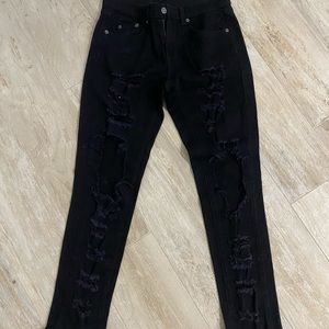 Black Ripped Jeans